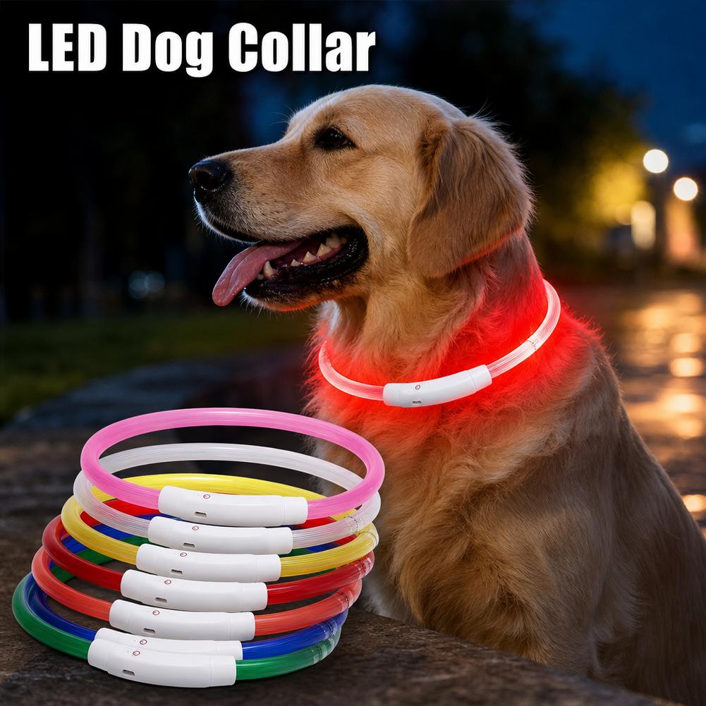 Tech Dog Accessories - Kalung Anjing LED Tahan Air, Kalung