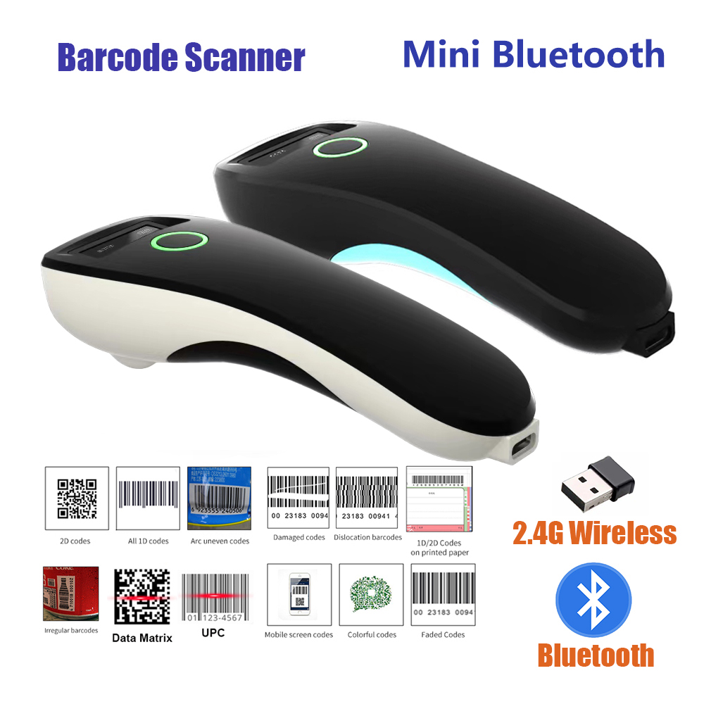 Document Scanner Portable - Pemindai Kode Batang Portabel Genggam Mini