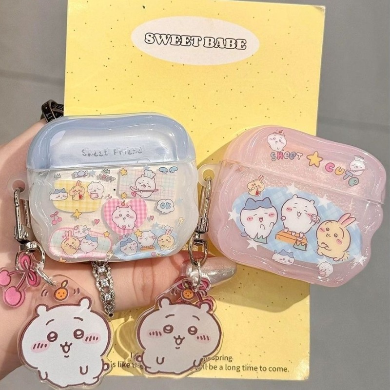 Power Bank Wireless - Casing Pelindung Chiikawaed Lucu Kompatibel dengan