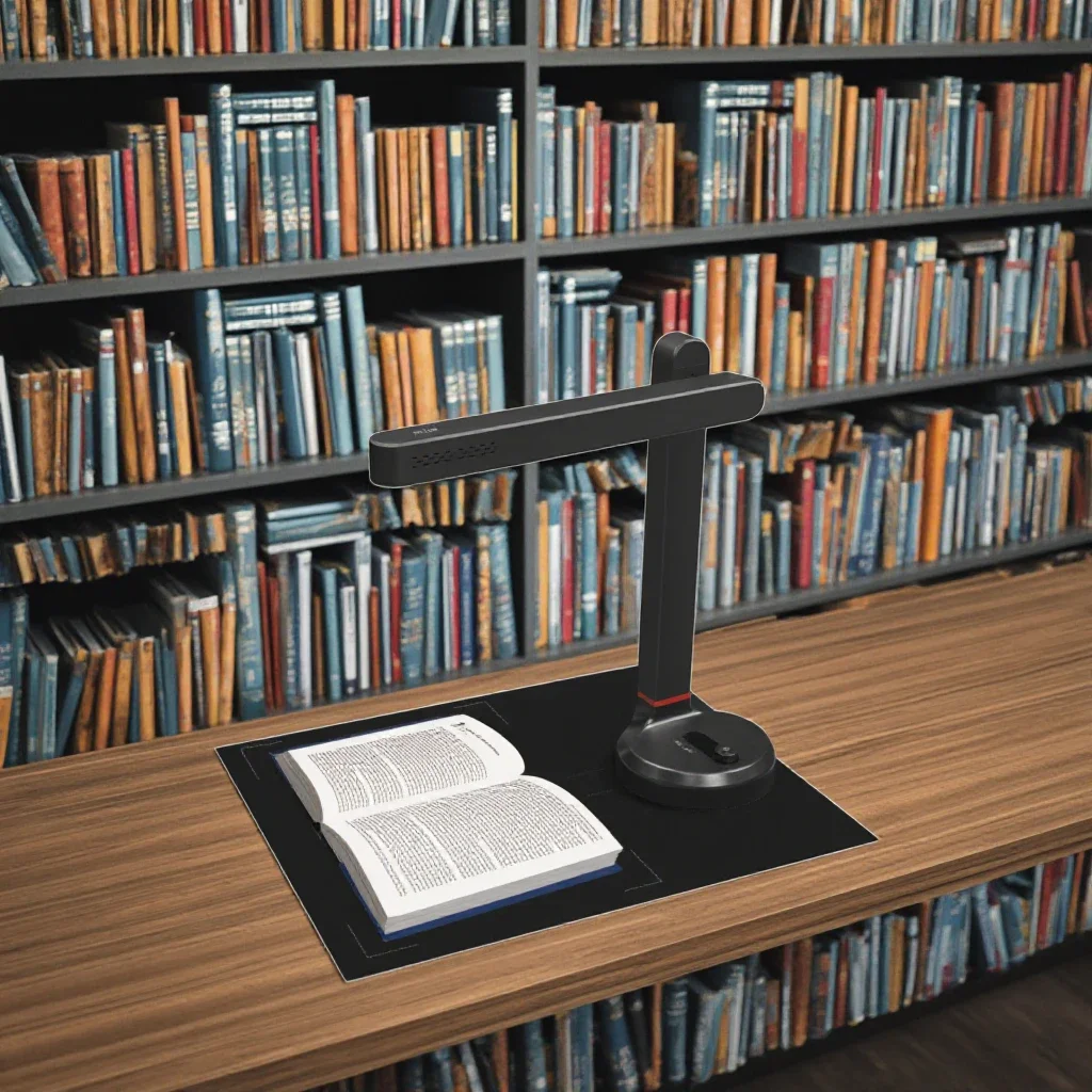 Document Scanner Portable - Scanner Buku Otomatis USB Kecepatan Tinggi