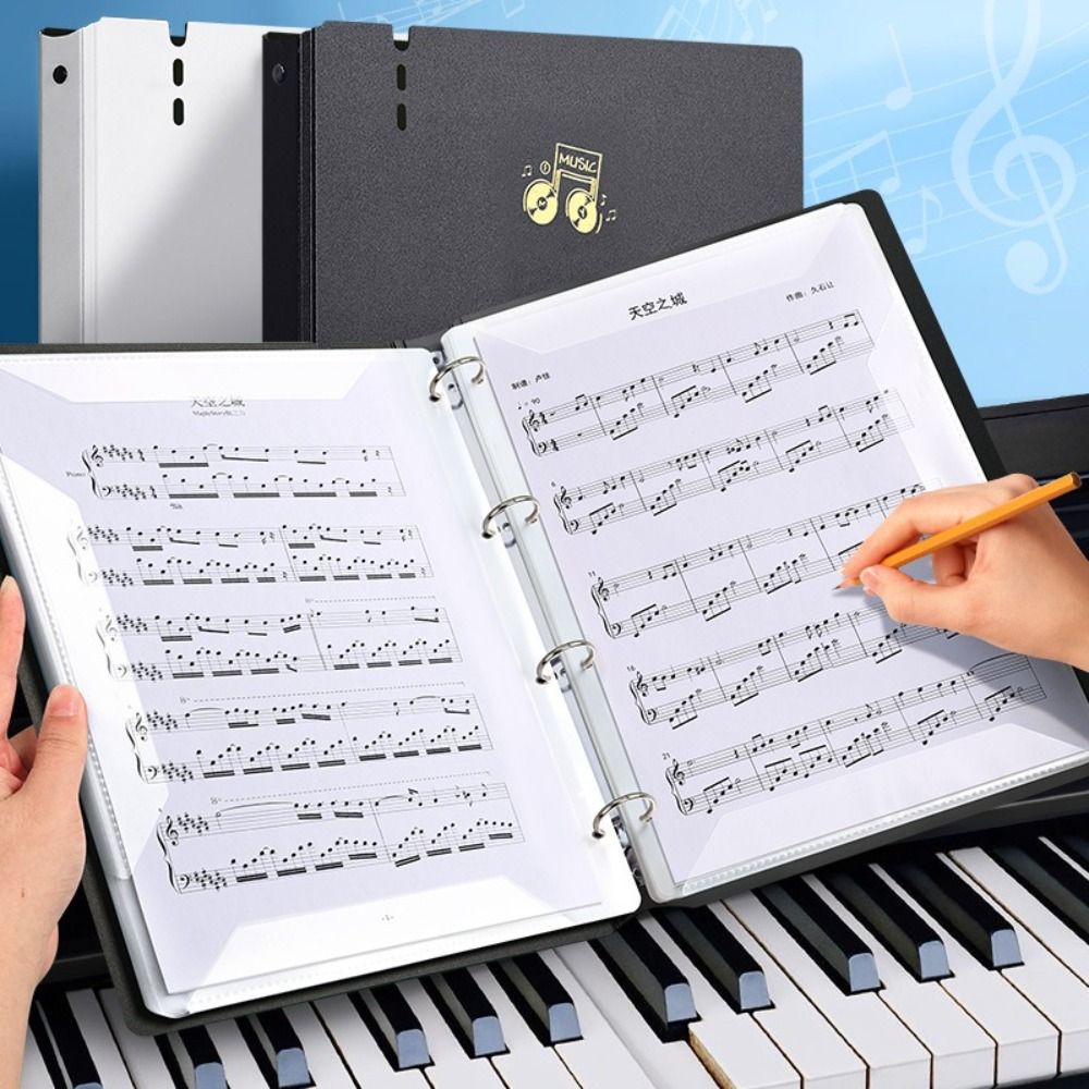 Document Scanner Portable - Mapa Musik Plastik Kreatif A4, Folder