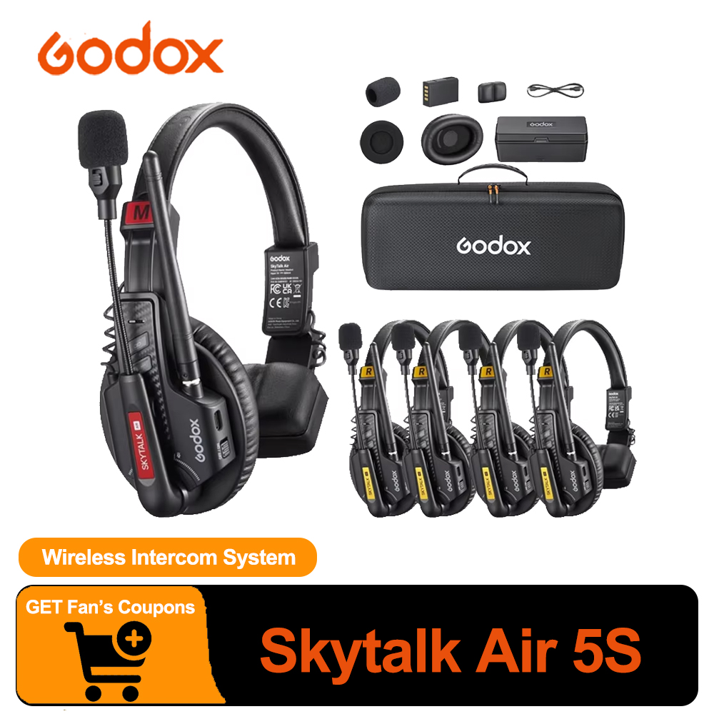 Power Bank Wireless - Sistem Interkom Nirkabel Full-Duplex GODOX Skytalk