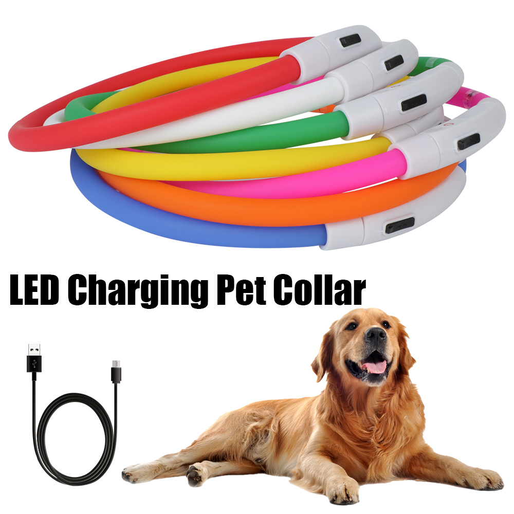 Tech Dog Accessories - Led Usb kerah anjing, aksesori hewan