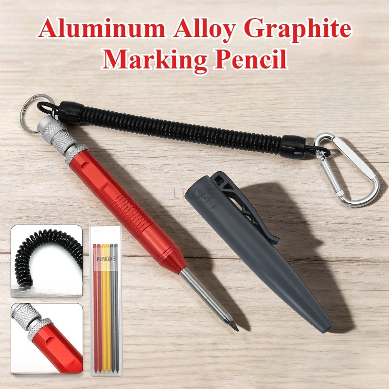 Tech Accessories Holder - Pensil Penanda Grafit dengan Gesper Pengunci