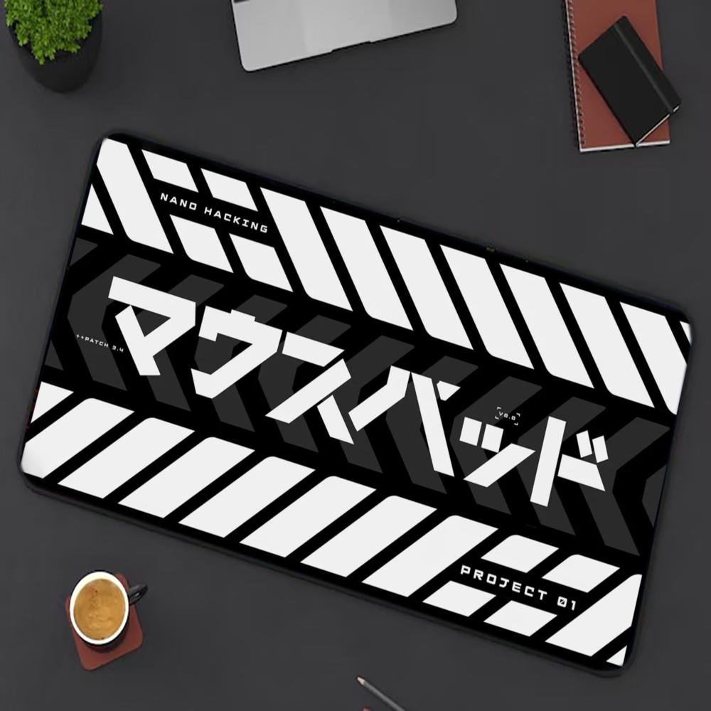 Japanese Tech Accessories - Alas Mouse Besar Gaya Jepang Katakana