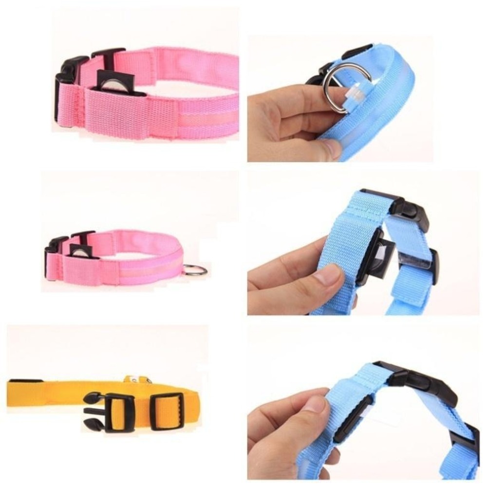 Kalung Anjing LED Reflektif Ny - Tech Dog Accessories ulasan dan harga