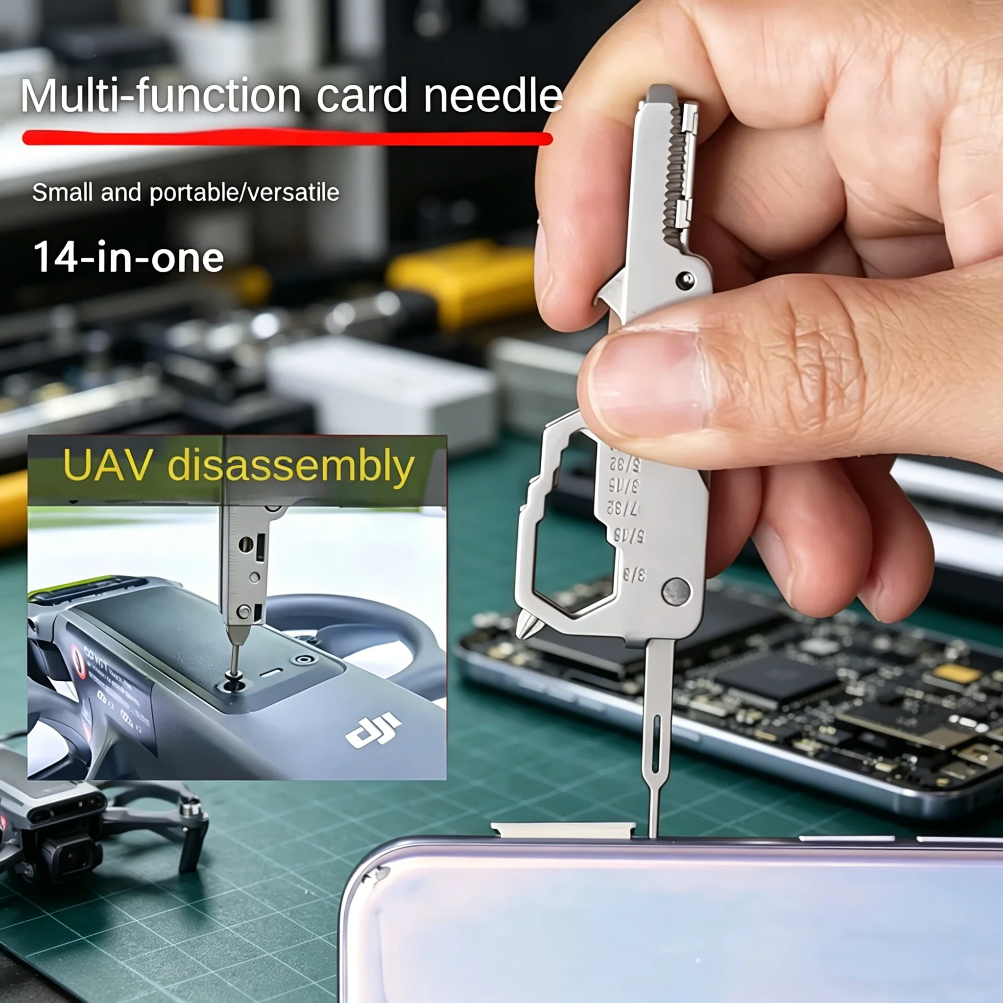 Alat EDC Gantungan Kunci Multi - Tech Accessories Kit ulasan dan harga