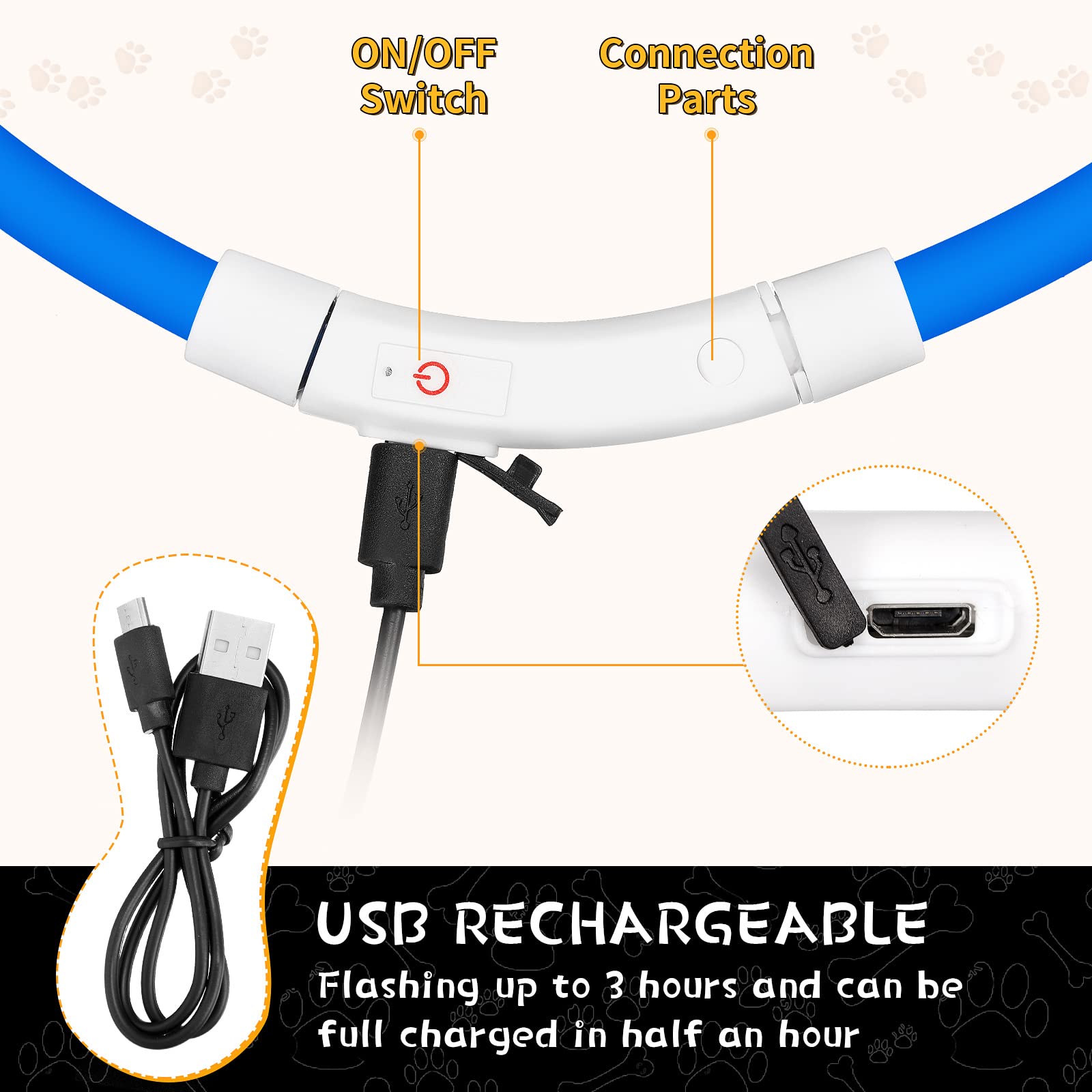 Kalung Anjing LED Silikon Dapa - Tech Dog Accessories ulasan dan harga