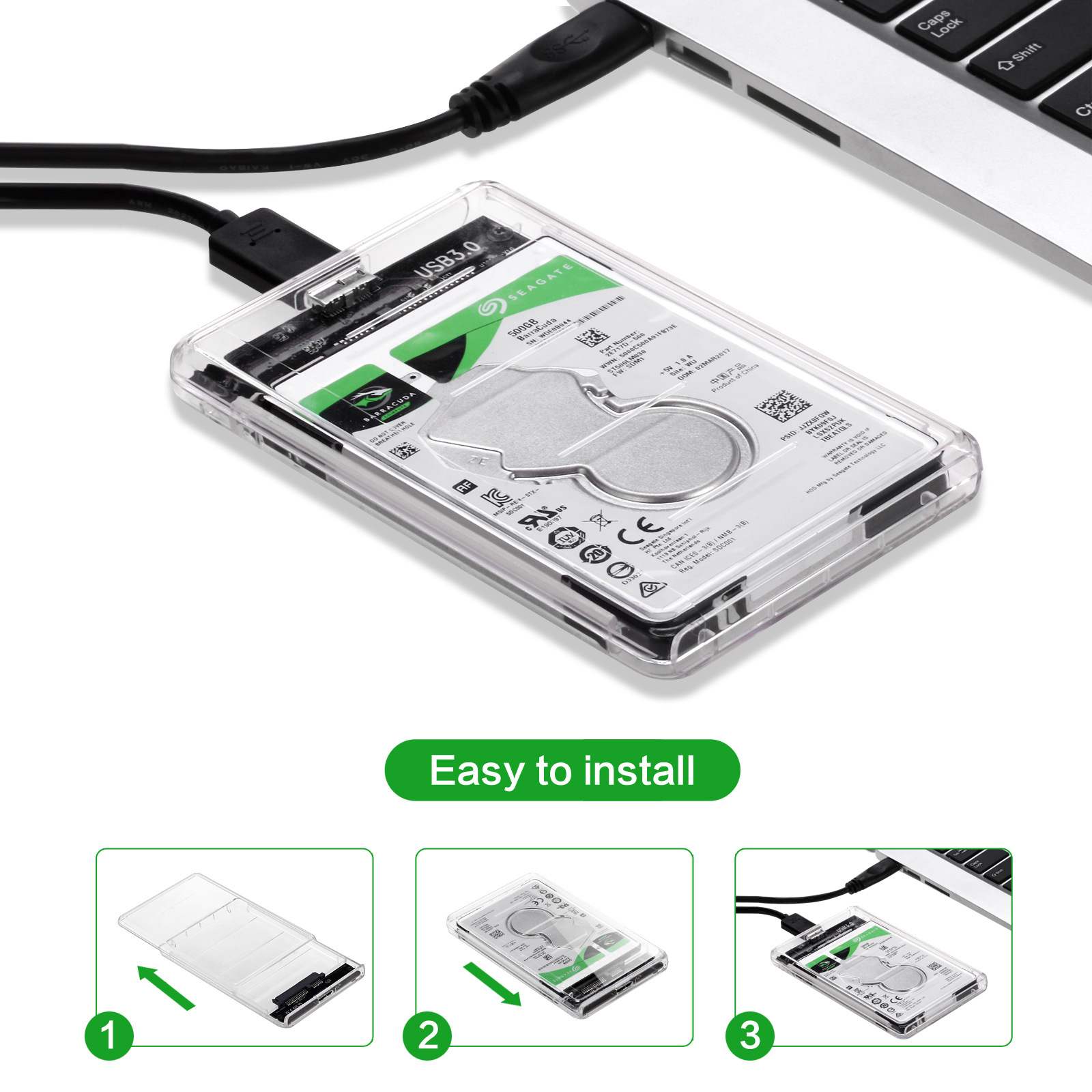 Casing Penyimpanan Eksternal T - Portable Ssd Enclosure ulasan dan harga