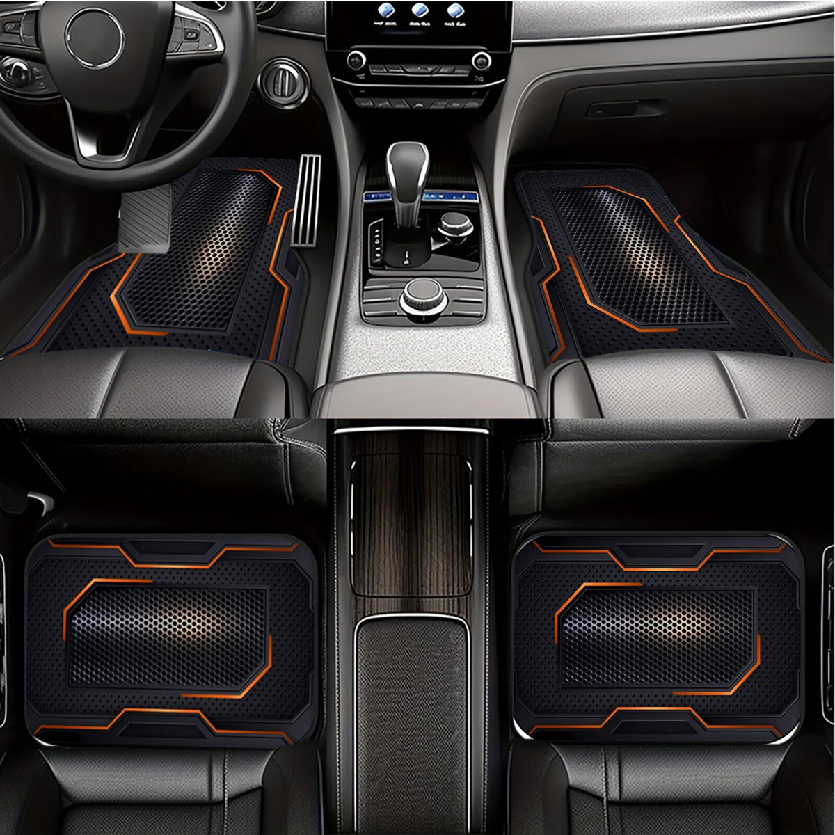 4Pcs Karpet Lantai Mobil Unive - Universal Tech Accessories ulasan dan harga