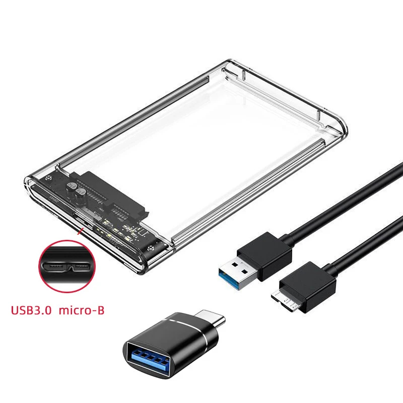 Casing HDD Transparan Penutup  - Portable Ssd Enclosure ulasan dan harga