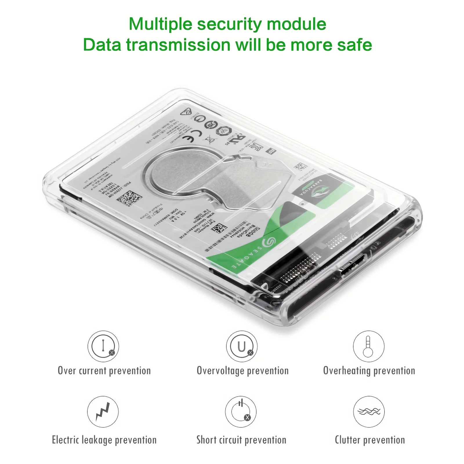Casing HDD Transparan Penutup  - Portable Ssd Enclosure ulasan dan harga