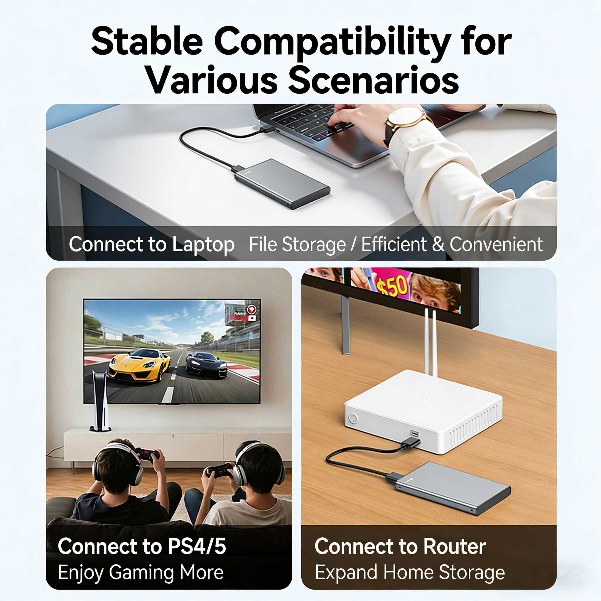 Kebidumei 2.5 Inci HDD Enclosu - Portable Ssd Enclosure ulasan dan harga