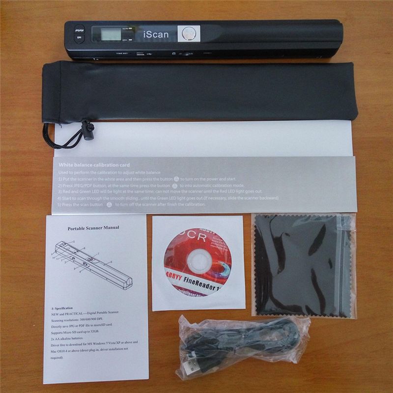 A13E-Scanner Portabel 900DPI P - Document Scanner Portable ulasan dan harga