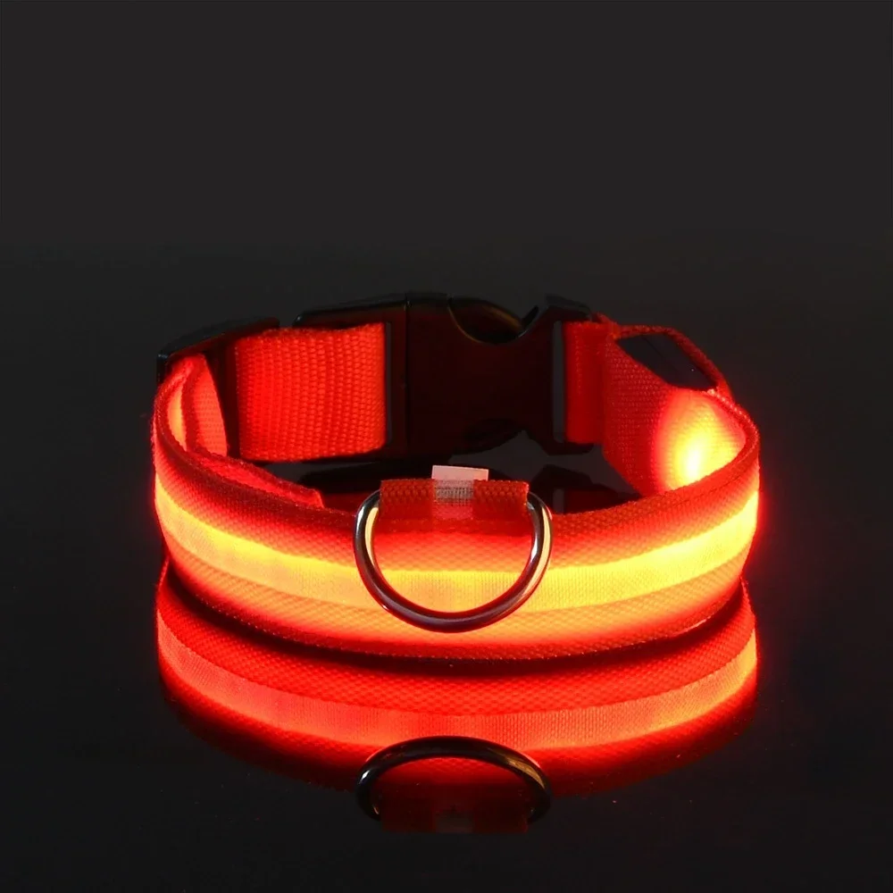 Kalung Anjing Nylon LED Lampu  - Tech Dog Accessories ulasan dan harga