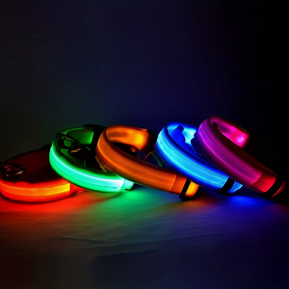Kerah anjing LED reflektif unt - Tech Dog Accessories ulasan dan harga