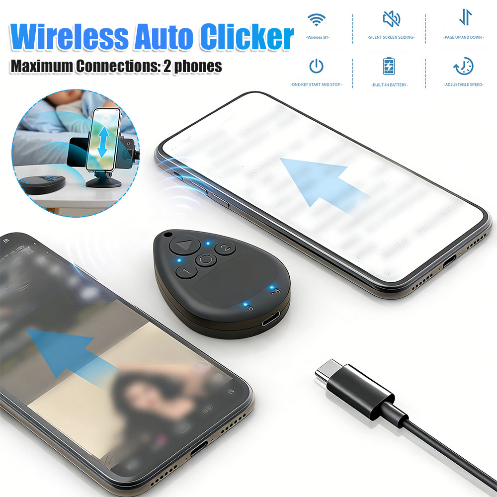 Klik Otomatis Nirkabel dengan  - Power Bank Wireless ulasan dan harga