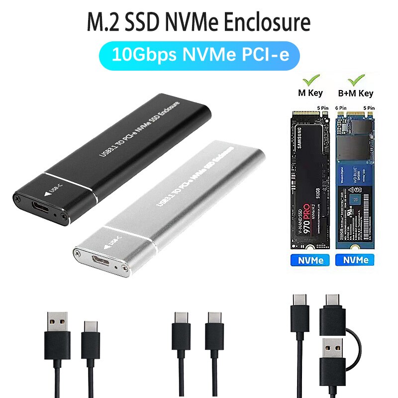 Casing Eksternal SSD M.2 NVME  - Portable Ssd Enclosure ulasan dan harga
